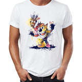 Brand New Men T Shirts 100% Cotton Mario and Crash Bandicoot Cart Racing Awesome Artwork Drawing Printed Tee Shirts Oversize