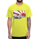 JDM Supercar Sportscar Mens Tshirt Hip Hop Streetwear New Arrival Male Clothes Tee Shirt Popular Crewneck Plus Size Men T-shirt