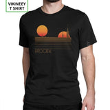 Star Wars Visit Tatooine T-Shirt Men Short Sleeves Novelty Tees Crewneck Cotton Fabric Tops Plus Size T Shirt Guys Streetwear
