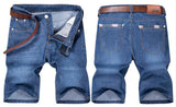 Spring High Quality Cotton Fashion Casual Slim Straight Short Jeans For Men,Denim Summer Jeans Men Shorts Plus Size 44 46 48 50