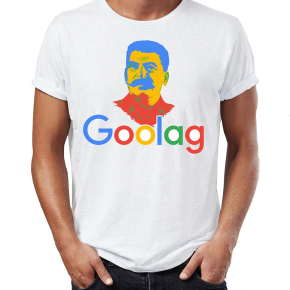 Hip Hop Men T-shirts Funny Goolag USSR Stalin Artsy Awesome Artwork Drawing Printed Street Guys Tees Swag 100% Cotton Camiseta